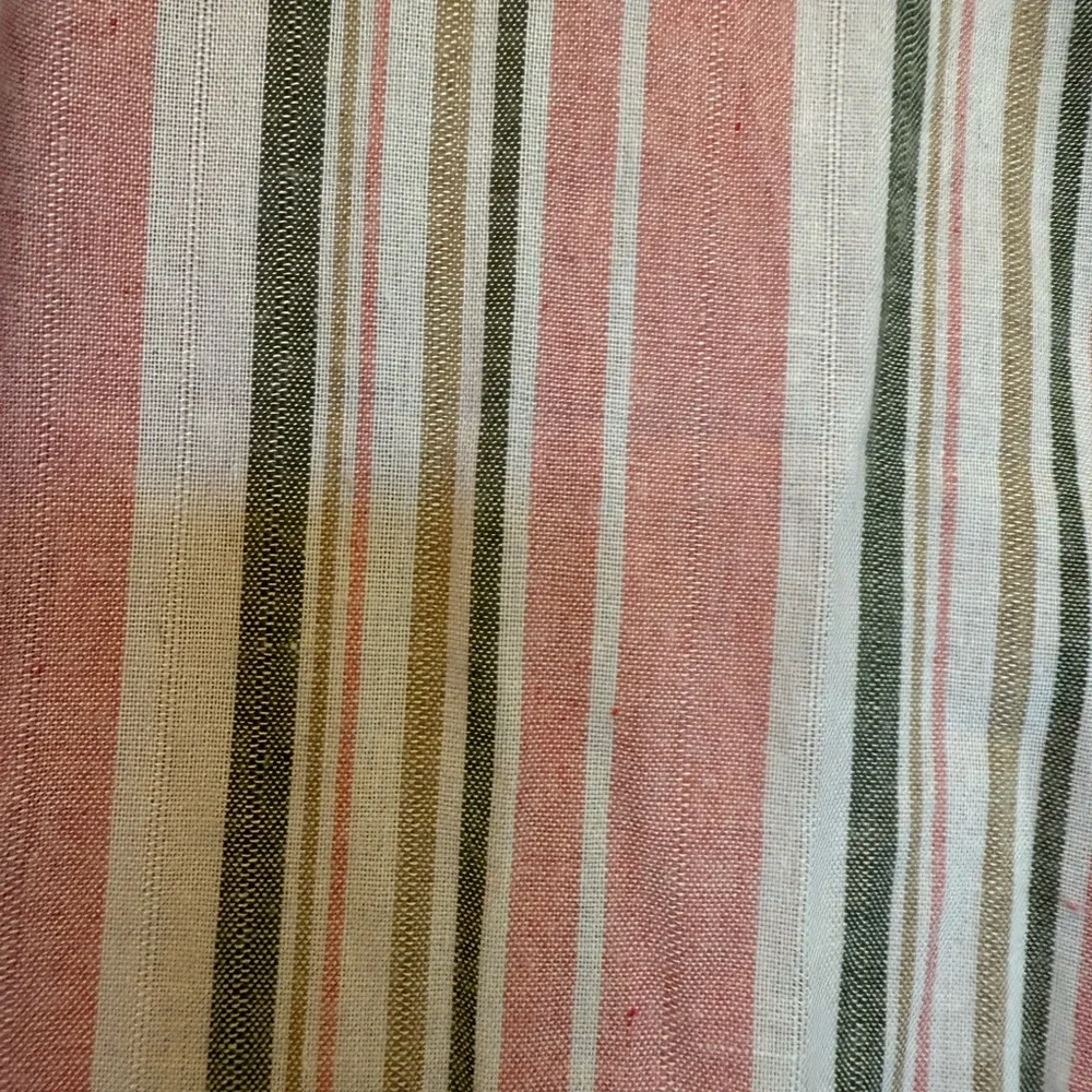 Molokai Surf Co Men's Pink Striped Shirt Size XXL